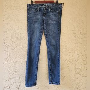 Y2K Mossimo Denim Low Rise Skinny Jeans Medium Wash Size 8 Short